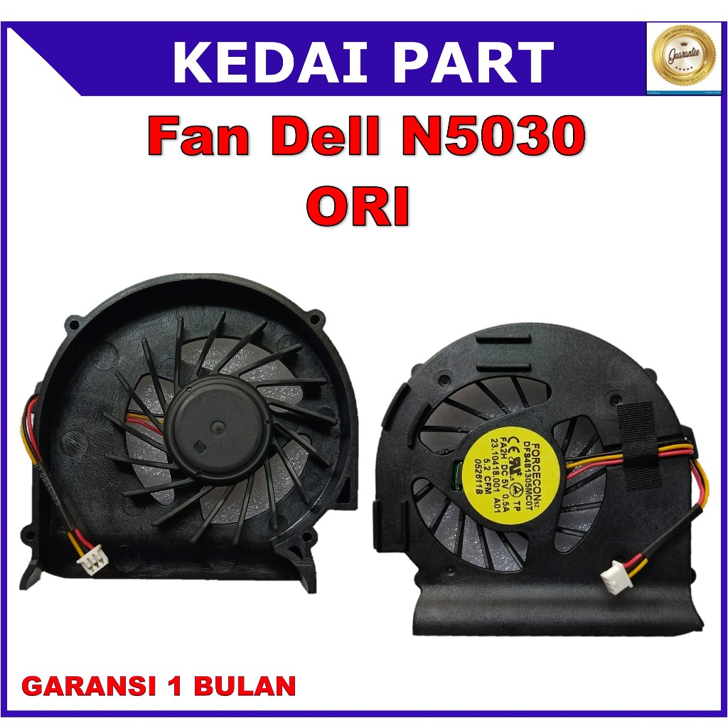 DELL N5030 N5020 M5020 M5030 พัดลมระบายความร้อนดั้งเดิม