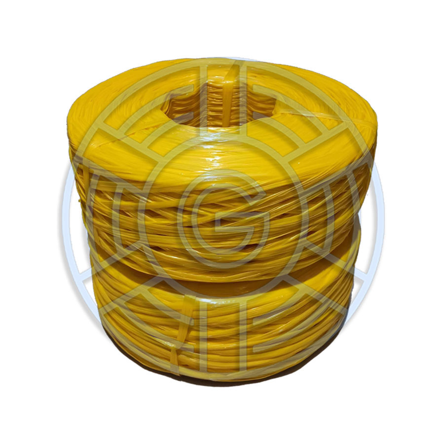 เชือกพลาสติก Raffia สี 1 Kg, Ayam Mas / Gapura / Orange Brand