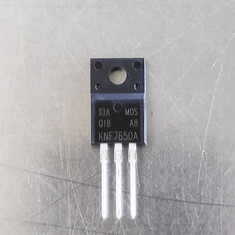ทรานซิสเตอร์ KNF7650A TR KNF 7650A KIA ทรานซิสเตอร์ MOSFET 25A 500V TO-220F