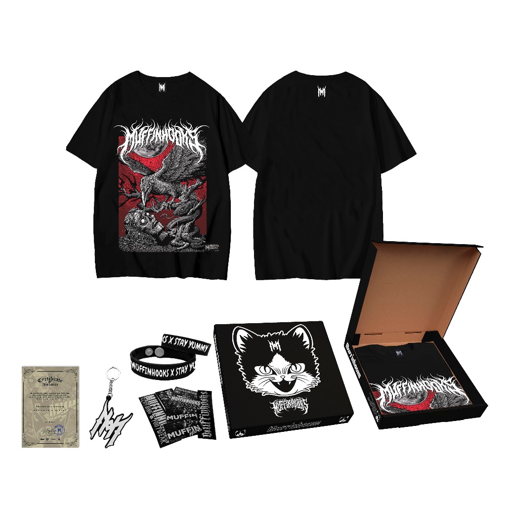 ตะขอมัฟฟิน Vulture Mess Black