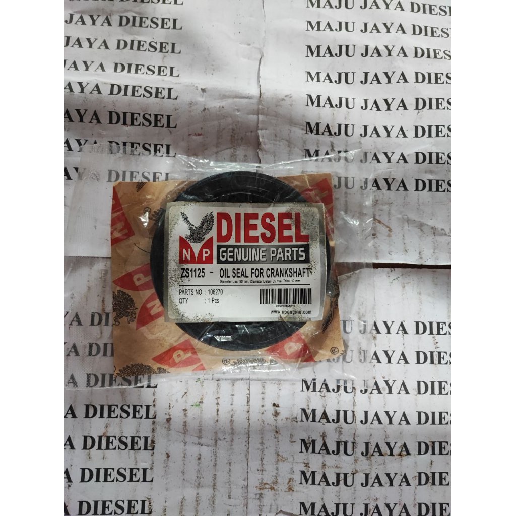 MESIN Dongfeng S1125 30 PK/HP ซีลเพลาข้อเหวี่ยงเครื่องยนต์ดีเซล [65-90-12] NP