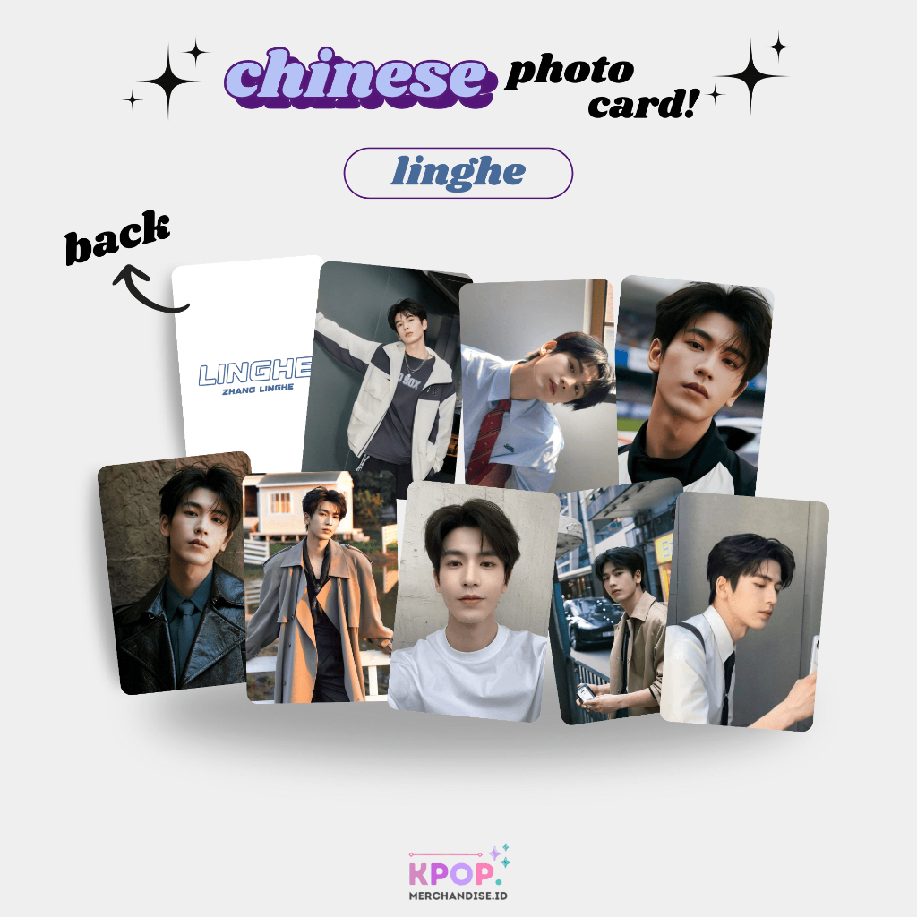 โฟโต้การ์ด ZHANG LINGHE PHOTOCARD ACTOR จีนโฟโต้การ์ดจีน