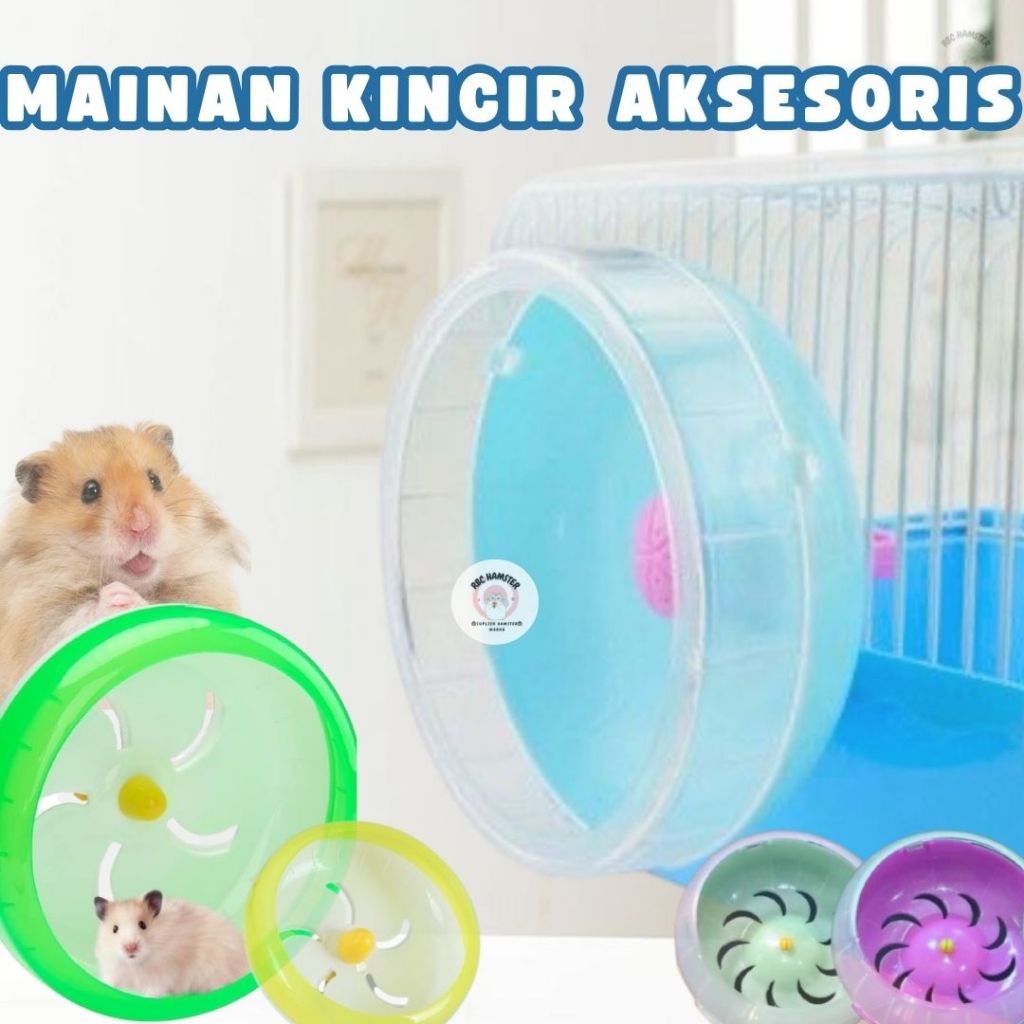 RBC HAMSTER WHEEL TOY SMALL PET CAGE ACCESSORIES