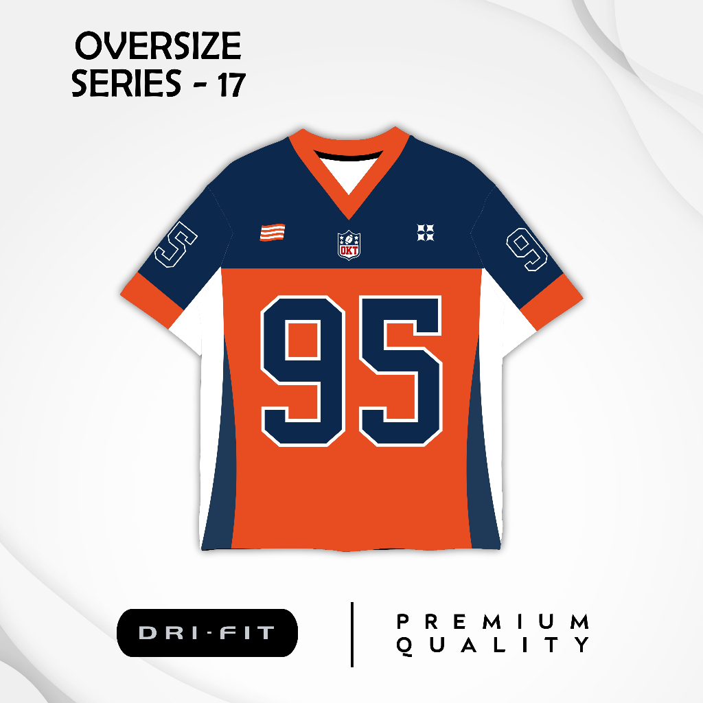 เสื้อเจอร์ซีย์ OVERSIZE OV17 - หมายเลขที่กําหนดเองและชื่อ [สามารถเป็นชื่อเพิ่มเติม]