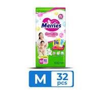 Pampers Merries Pants ผ้าอ้อมเด็ก M32/L28/XL26 นุ่ม!