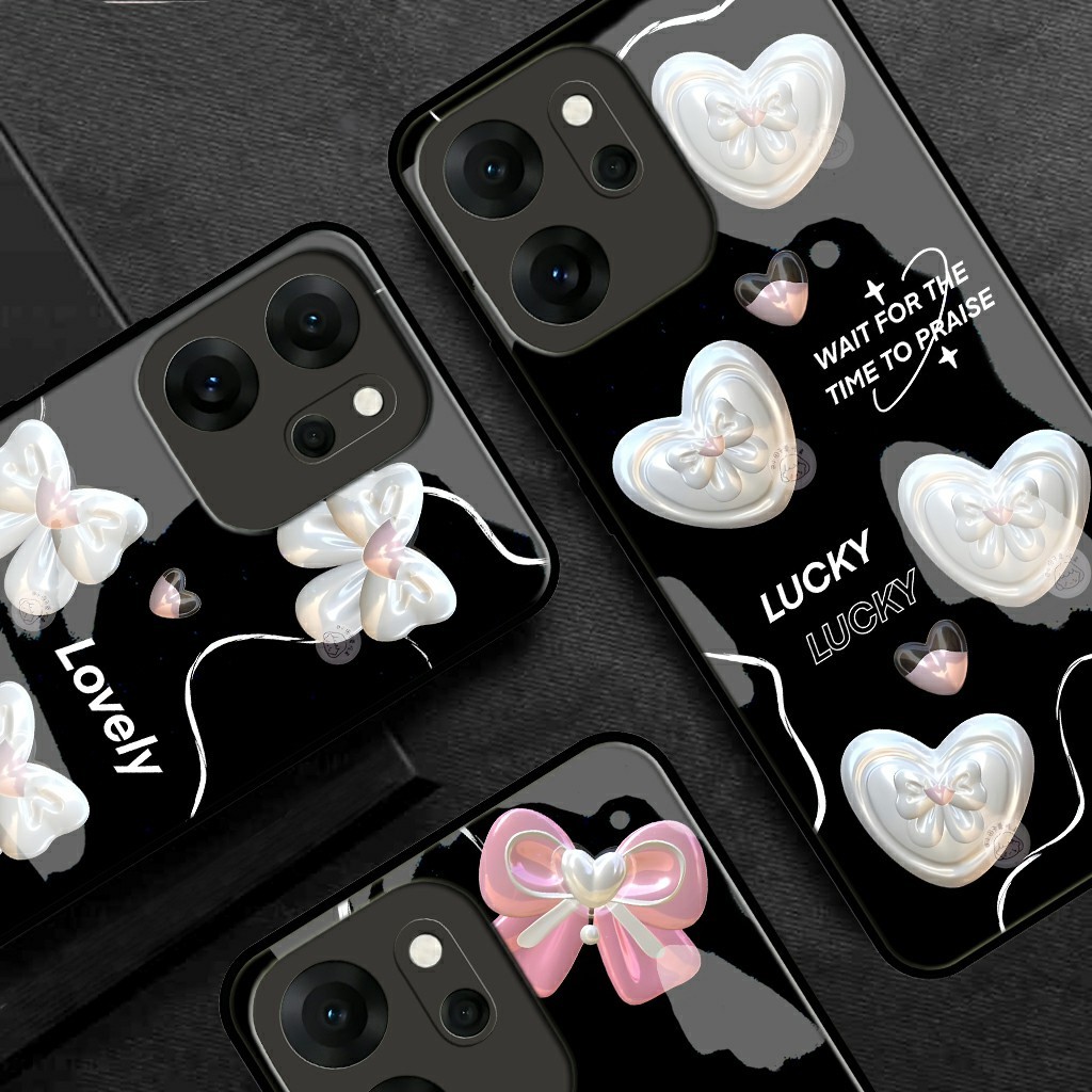 HP Softcase Glossy Glass Motif [FC75] OPPO Reno 14F ล่าสุด 2025 OPPO Reno 14F ล่าสุด - เคสโทรศัพท์ O
