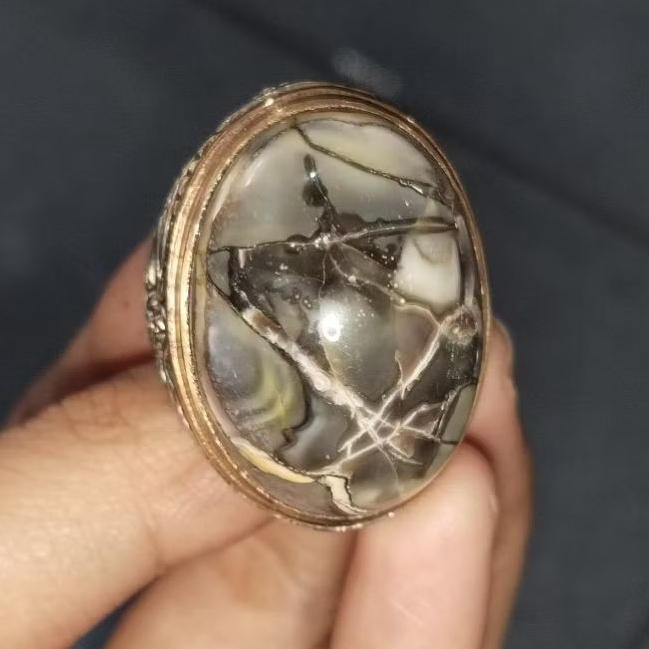 แหวนหินคอรัลหนงกา 27Bu20B13mm