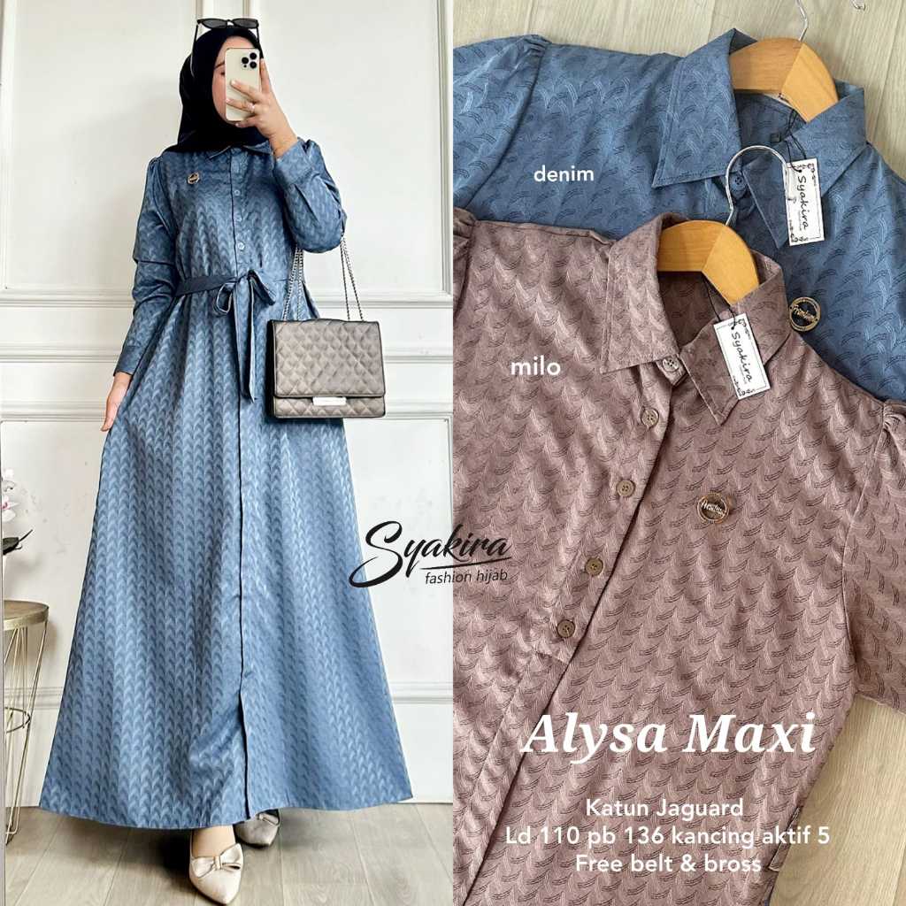 HQ ALYSA MAXI เสื้อผ้าผู้หญิงจาก syyara FASHION STORE