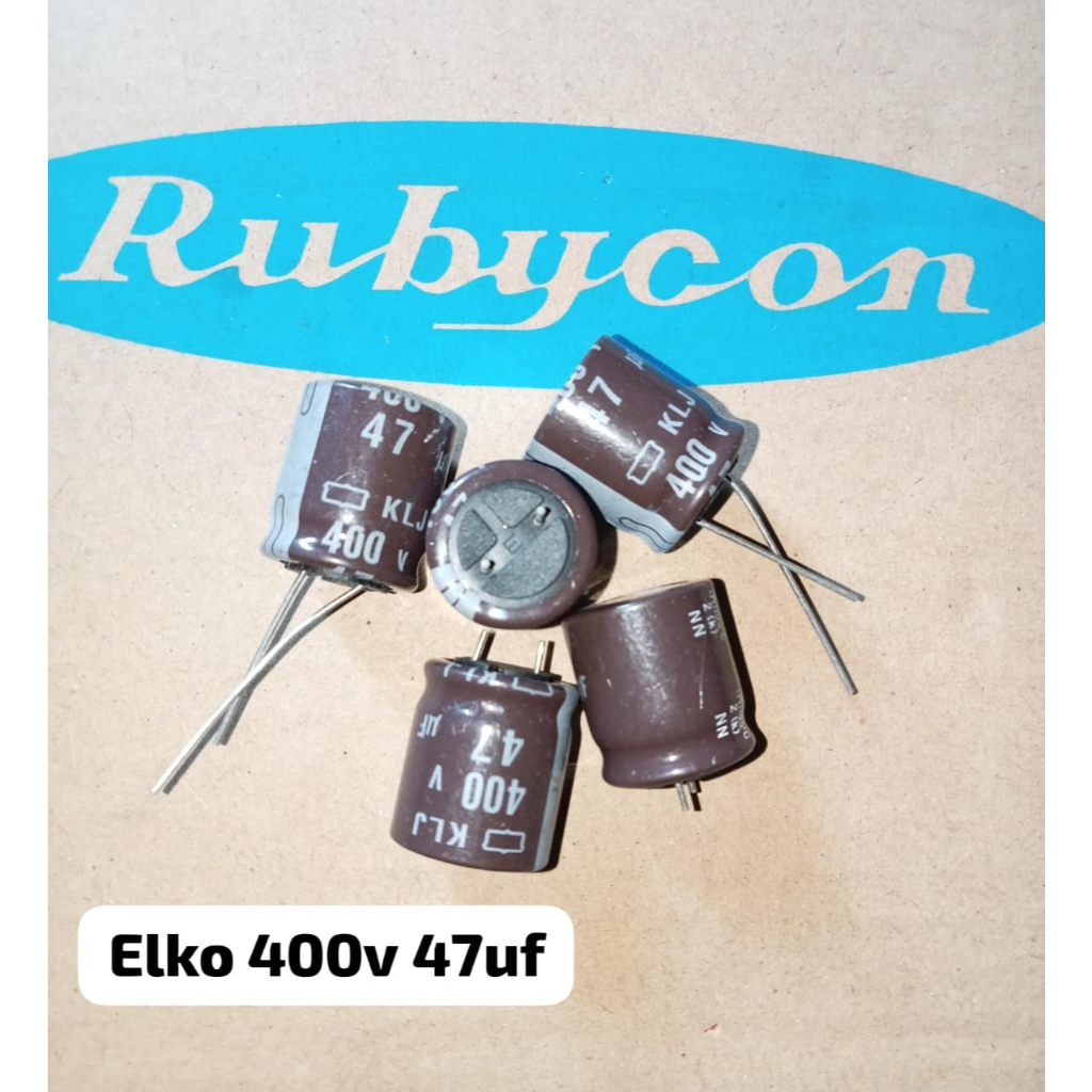 Elko 400v 47uf Elco 47uf 400v ของแท้