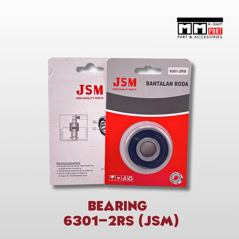 BEARING 6301-2RS JSM [RETAIL]- BEARING / BEARING / KLAKER 6301 2RS