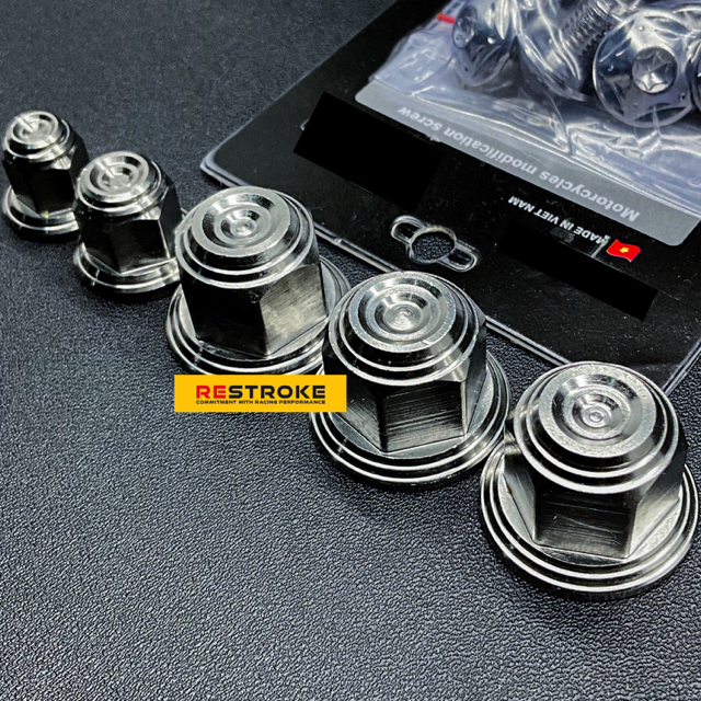 NUT 10 12 14 17 19 SPIRAL MODEL ORIGINAL HAT NUT PROBOLT STAINLESS VIETNAM