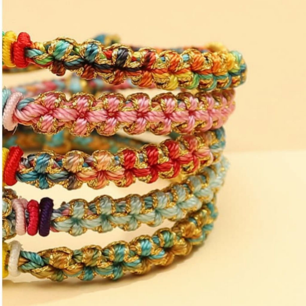 TIBET ROPE BRACELET MIN ORDER 10 ชิ้น