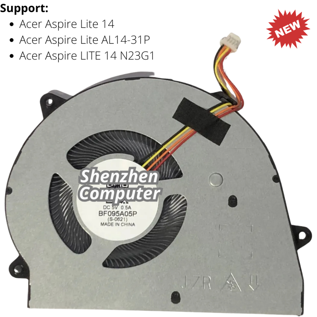 Acer Aspire Lite 14 AL14-31P N23G1 Internal FAN โปรเซสเซอร์เดิม CPU Cooling FAN Cooler ใหม่