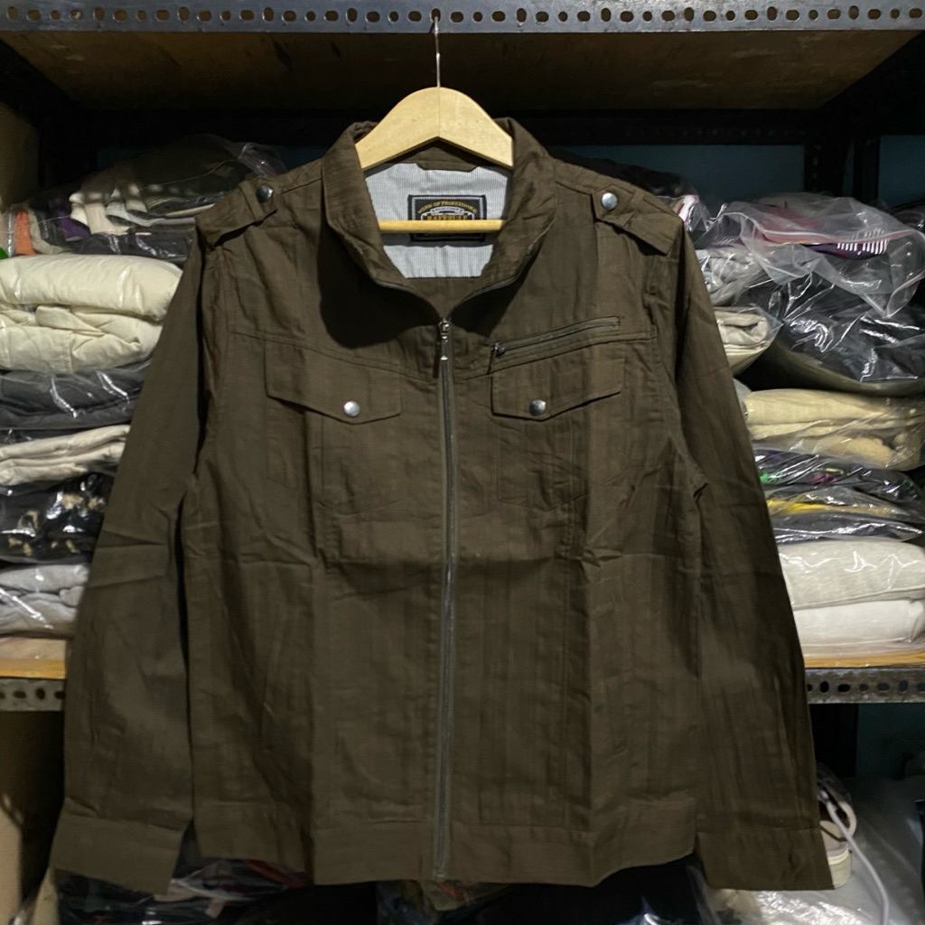 HIJAU Raffirule Zip Up LS สีเขียว ไซส์ L 67x53