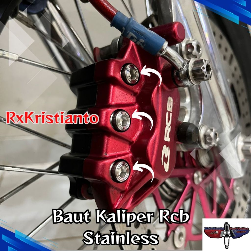 RCB STAINLESS CNC CALIPER BOLT