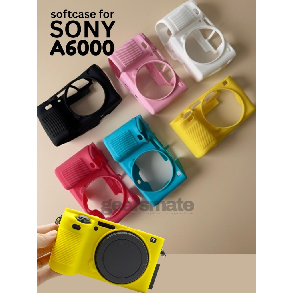 Softcase Rubber สําหรับ Sony A6000 Alpha 6000 Case Protector