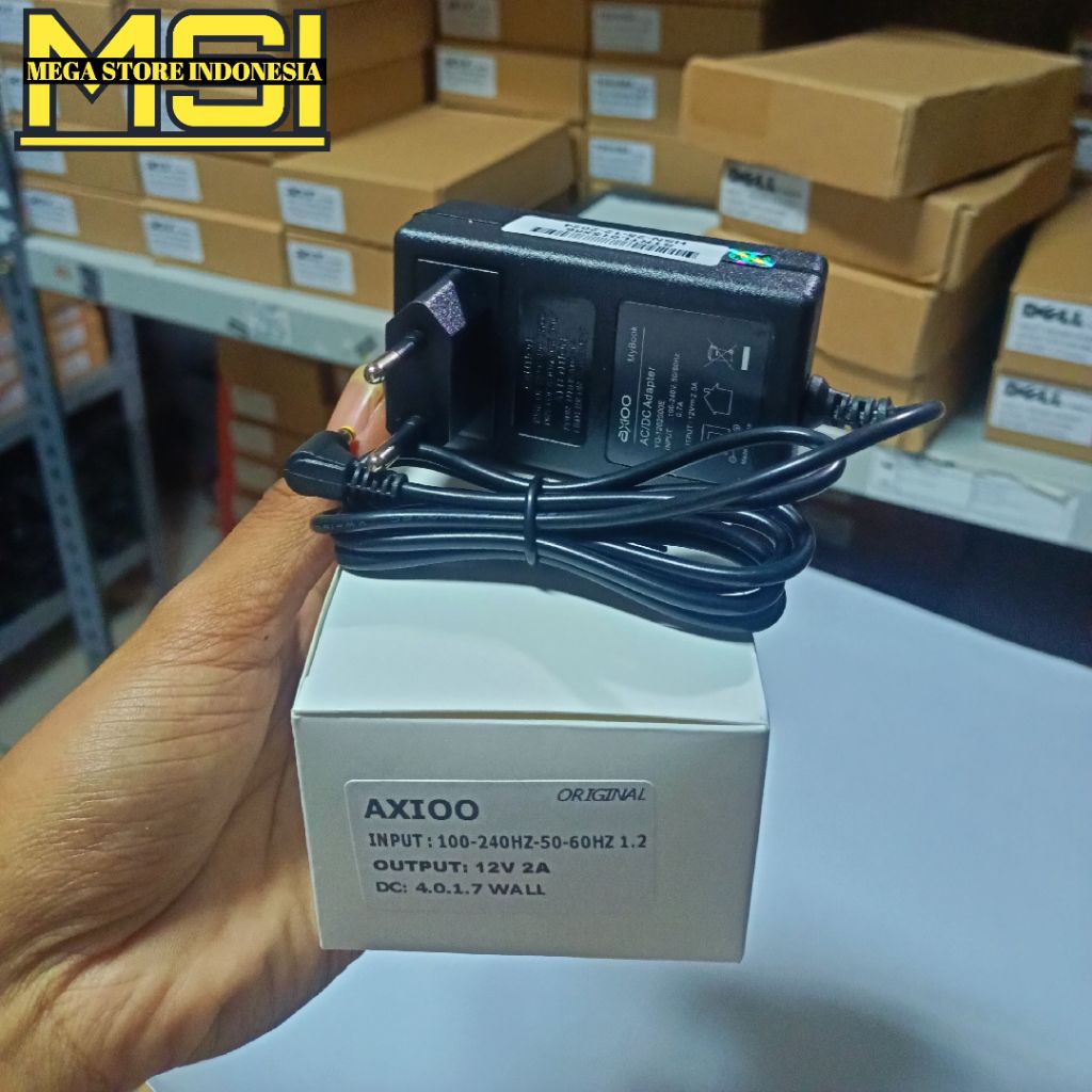 Original Adapter Charger Casan AXIU MYBOOK HYPE 1 HYPE 10 N1469POET NBAX23SC04GNR1 12V 2A 24W