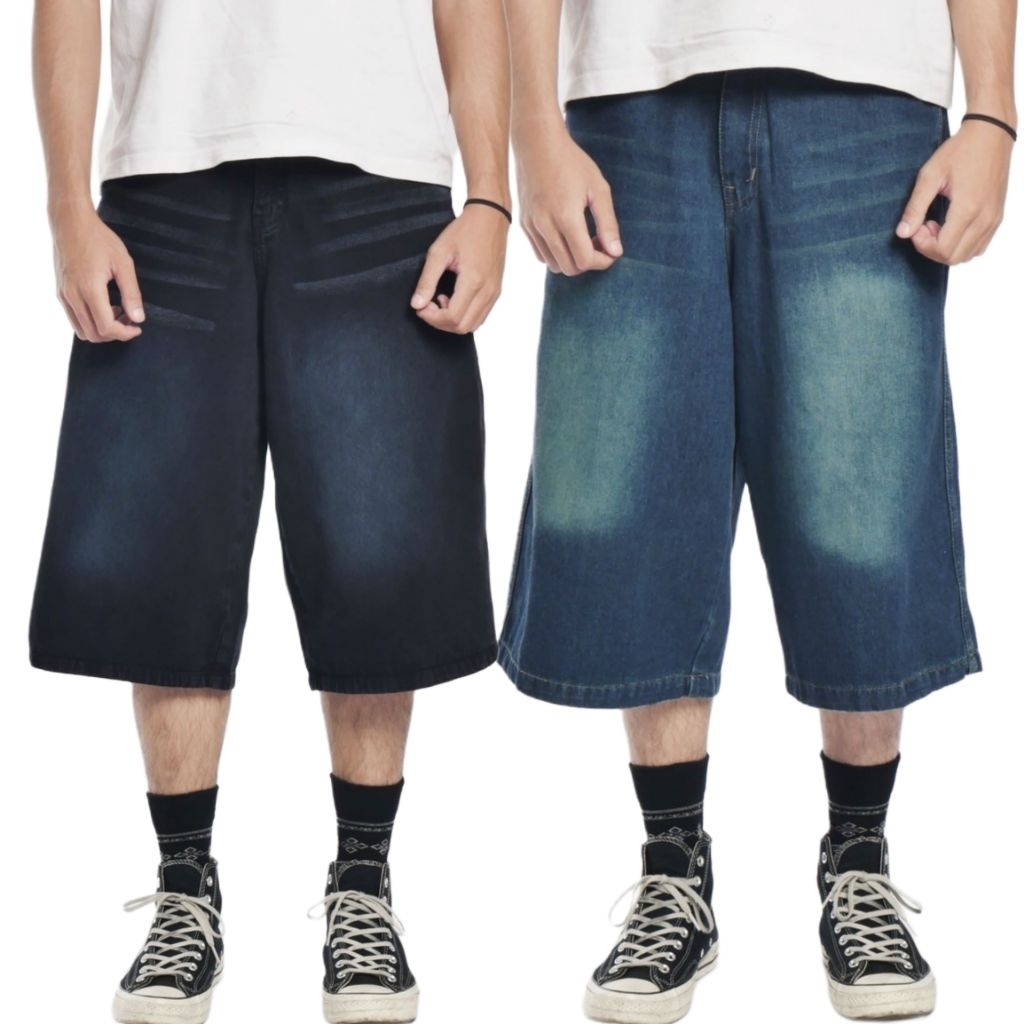 กางเกงยีนส์ขาสั้น Jorts Gangsta ล่าสุด