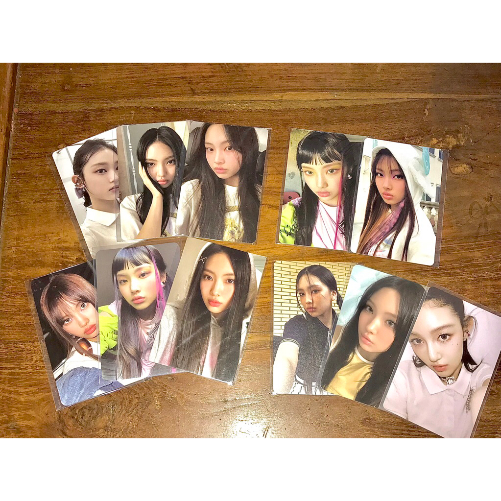 Newjeans haerin danielle hyein photocard อย่างเป็นทางการ
