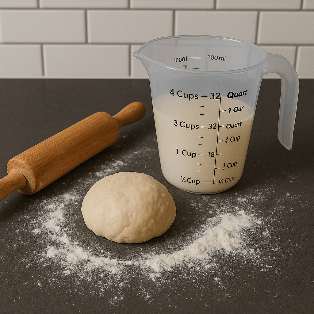 ถ้วยตวงพลาสติก 1000 มล. / 1 ลิตร – ถ้วยตวงของเหลวและเค้กพร้อมสเกลถ้วย, ML, OZ, Pint, Quart