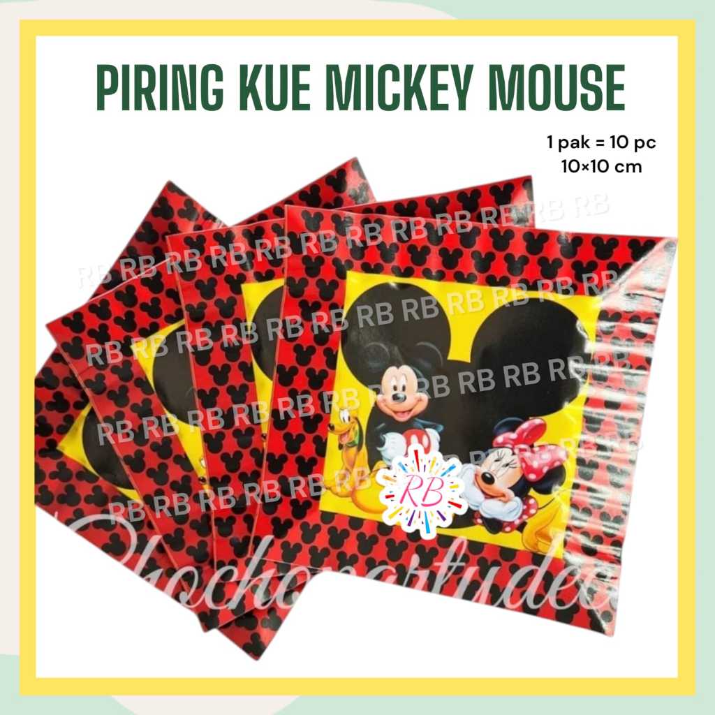 จานเค้ก MICKEY MOUSE / จานเค้กวันเกิด MICKEY MOUSE