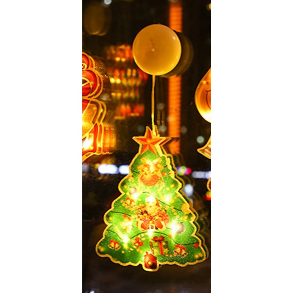 กระจกติดคริสต์มาสไฟตกแต่ง LED CHRISTMAS LIGHTS CHRISTMAS LIGHTS สําหรับตกแต่งบ้านพร้อมรูปแบบที่ดีและ