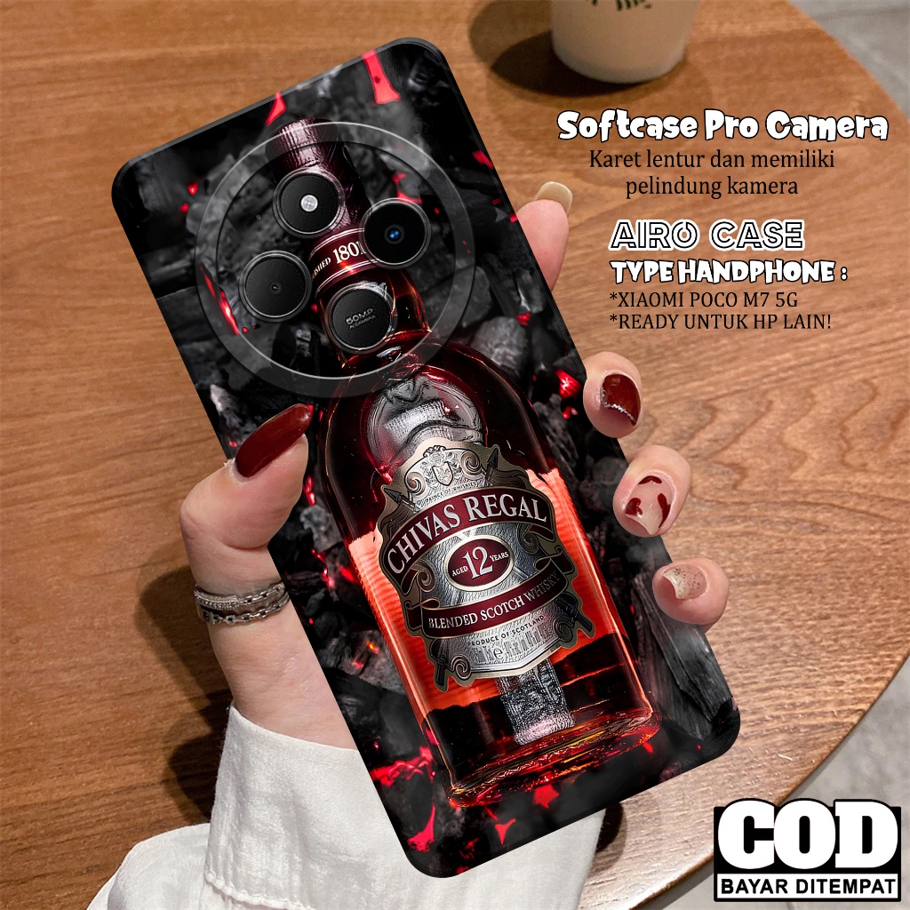 เคส XIAOMI POCO M7 5G 2025 - เคส XIAOMI POCO M7 5G 2025 Softcase - เคสแฟชั่น DRINK - เคส XIAOMI POCO