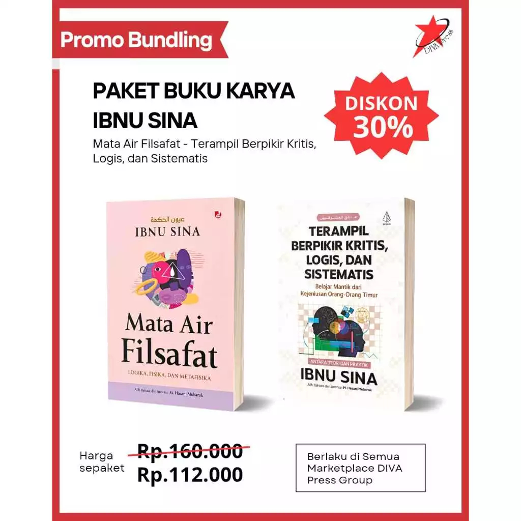 MATA Book Package โดย Ibn Sina (ดวงตาของปรัชญาและทักษะการคิดทางกลยุทธ์) - 2 เล่ม - Diva Press