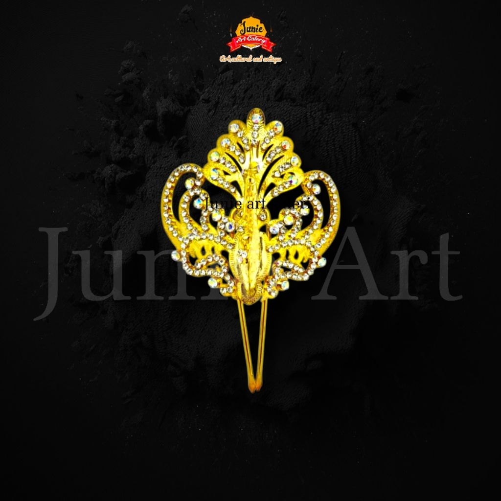 Panetep penetep Peacock Bun Gold Plated Gem รหัส Accp01