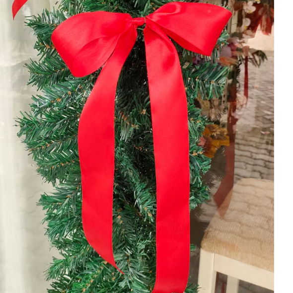 CRL 1 ริบบิ้นคริสต์มาส ดอกไม้ขนาดใหญ่ / Jefe Jogja