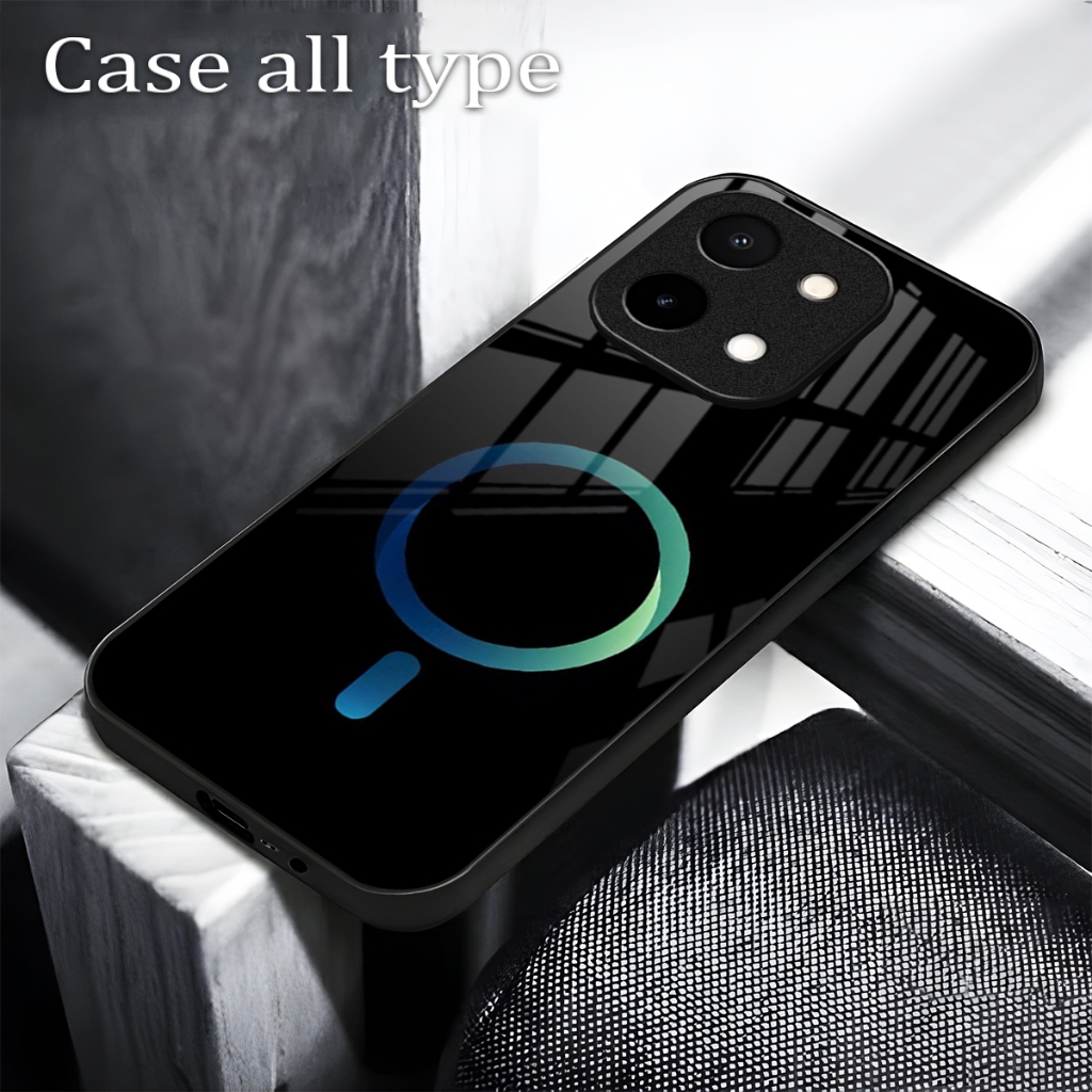 HP Softcase Glass Motif FIND CASE - VIVO Y28 4G - เคส VIVO Y28 4G ล่าสุด - เคสโทรศัพท์ VIVO Y28 4G -