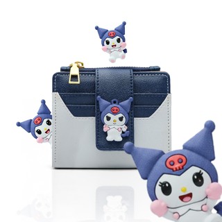 Dompet Mini Wanita Lipat Karakter Kuromi Cinnamoroll My Melody Dompet Mini Lucu Bisa COD