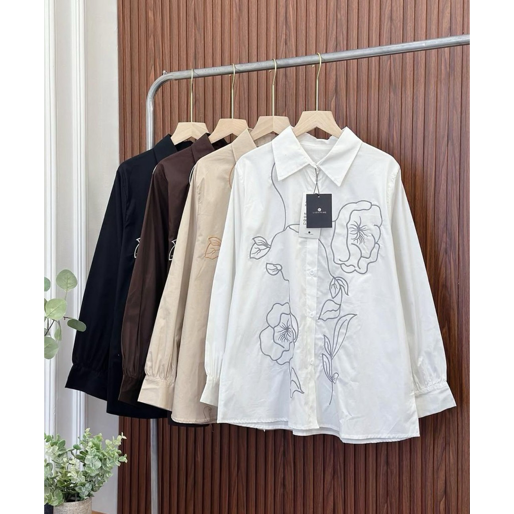 KAJOL EMBROIDERED BLOUSE 3 ชั้น