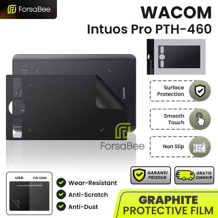 LAYER FORSABEE - ฟิล์มกันรอยกราไฟท์สําหรับ Wacom Intuos Pro Small PTH-460 S Anti-Scratch Screen Guar