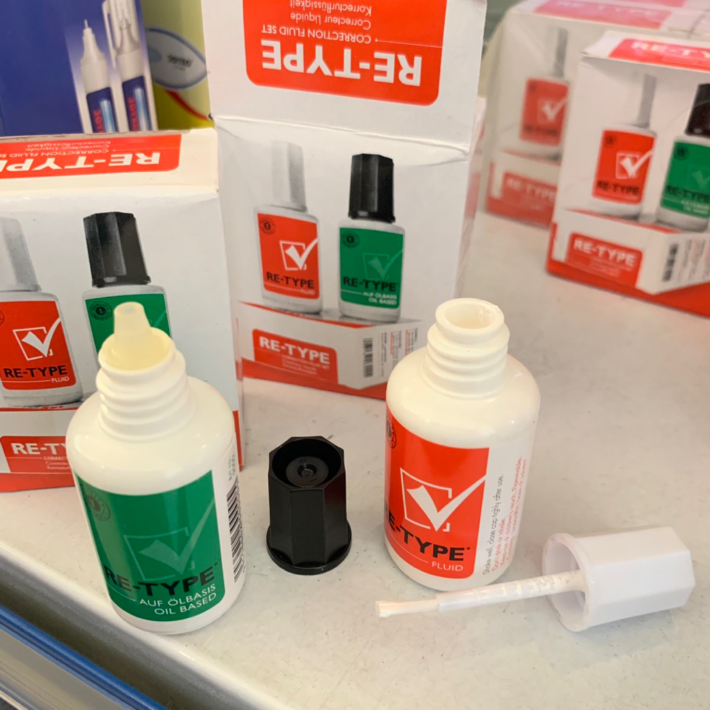 Type Ex Brush set Re-type Tip Ex สามารถลบได้ คลาสสิค