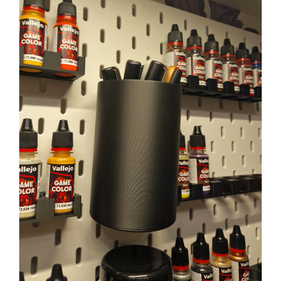 3D พิมพ์ผู้ถือขนาดใหญ่หลอด Pegboard Perforated Board