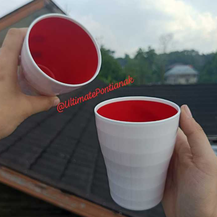 1PCS White Ramen Glass 578 Corneius White Ramen Series แก้วพลาสติกแก้วสวย Ok