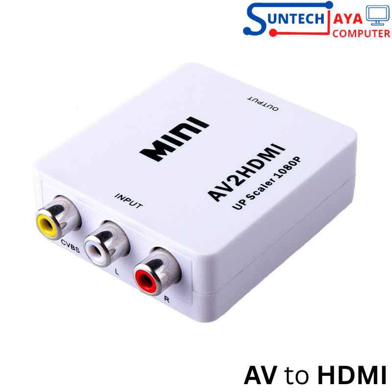 ตัวแปลง AV เป็น HDMI | RCA เป็น HDMI AV2HDMI