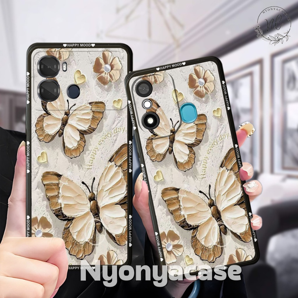 เคส Itel P40 - Itel P17 - Itel P65 - Itel A58 - Itel A49 - เคสแฟชั่น Softcase Macaron Protect Camera