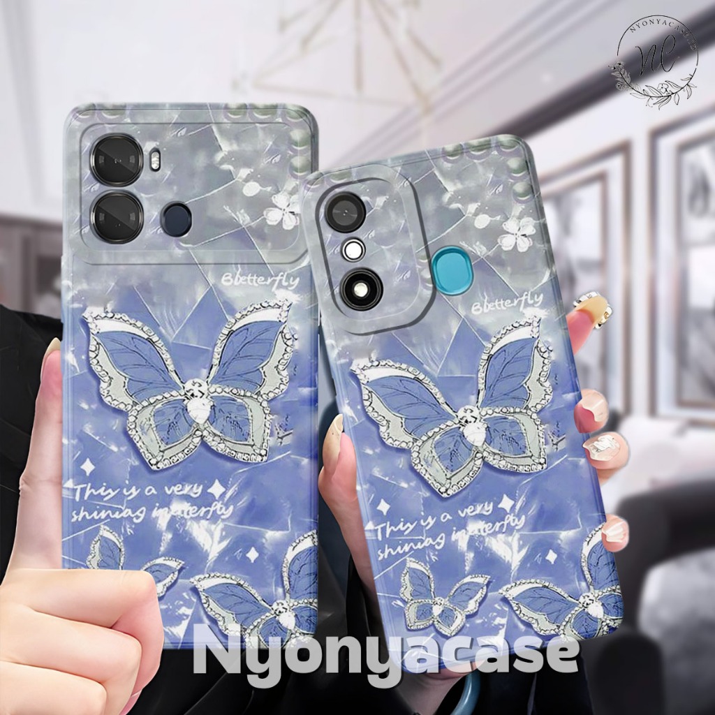 เคส Itel P40 - Itel P17 - Itel P65 - Itel A58 - Itel A49 - เคสแฟชั่น Softcase Macaron Protect Camera