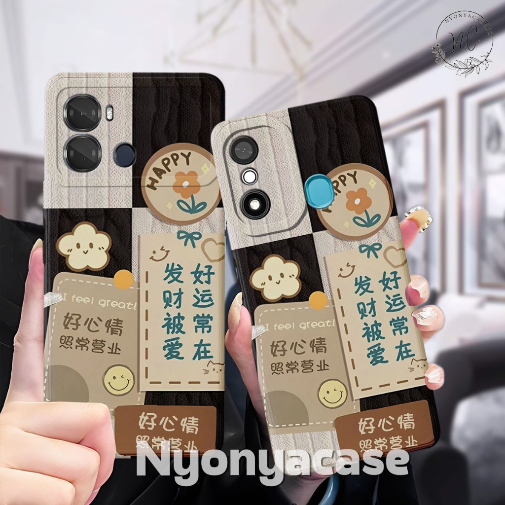 เคส Itel P40 - Itel P17 - Itel P65 - Itel A58 - Itel A49 - เคสแฟชั่น Softcase Macaron Protect Camera