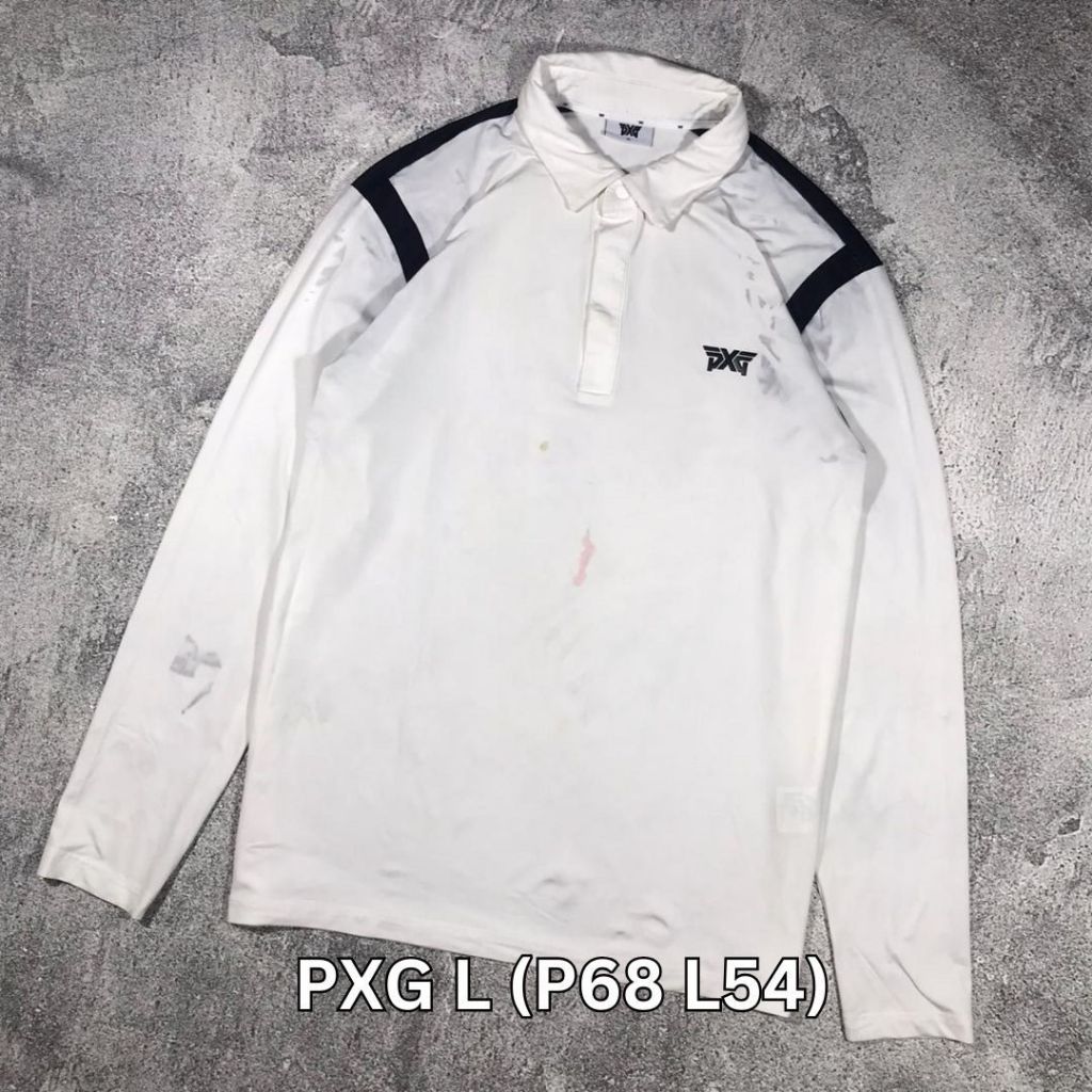 PXG PARSONS XTREME GOLF เสื้อยืดคอปกโปโล Padel Dryfit เสื้อเทนนิส - สําหรับผู้ชาย