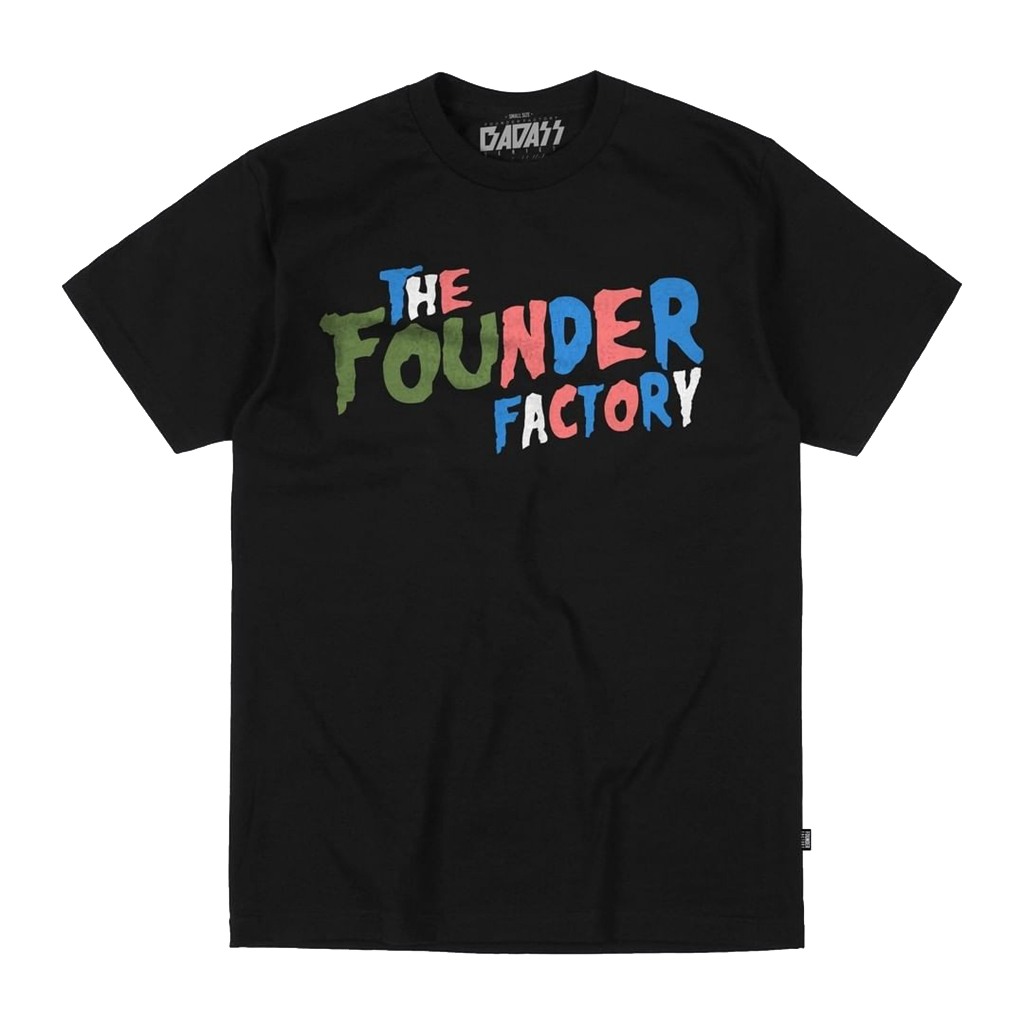 FOUNDER FACTORY - Misfit - เสื้อยืดสีดํา