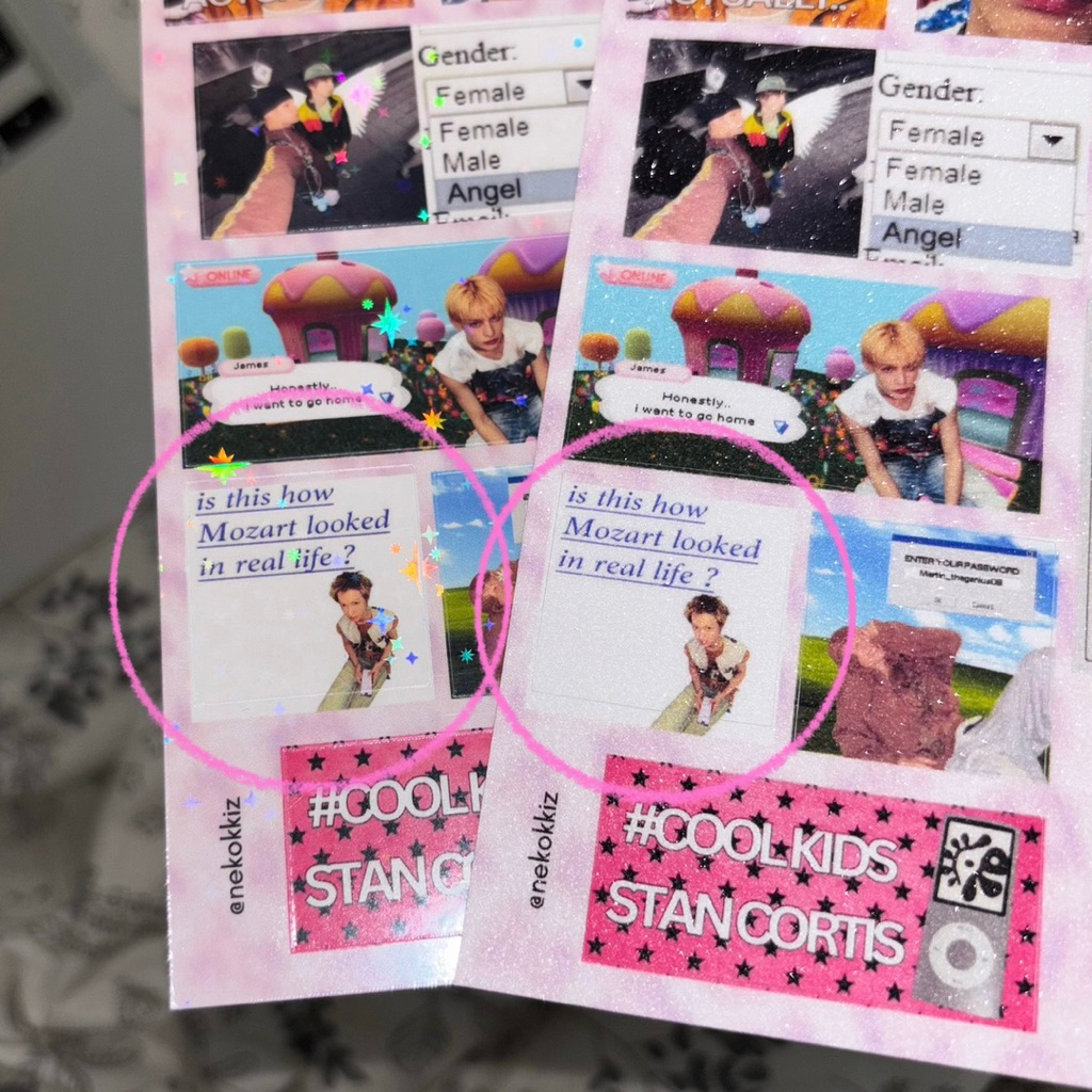 CORTIS เป็นสติ๊กเกอร์เกรด B CORTIS