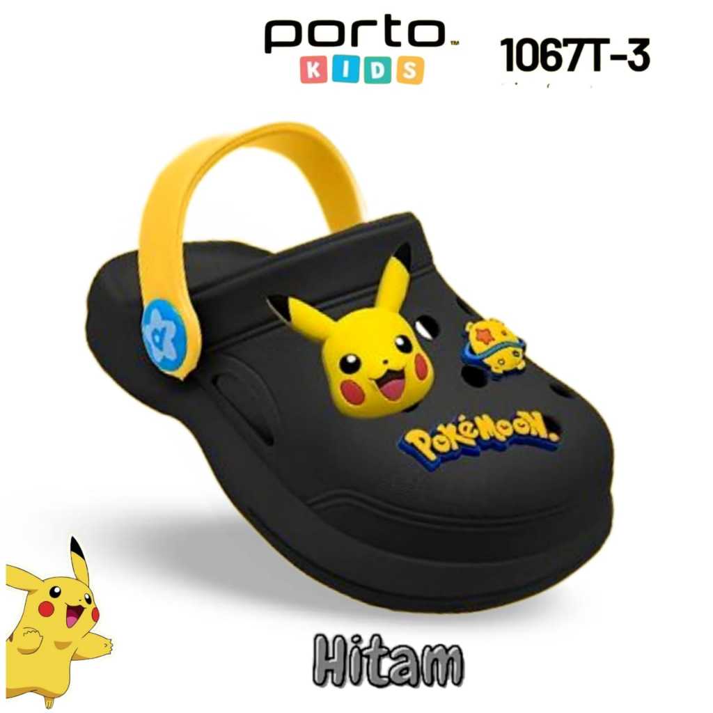 รองเท้าแตะเด็ก Diago PORTO 1067T-3 P0K3M0N, รองเท้าแตะเด็ก Porto ล่าสุด, วัสดุยางเย็น 20-23