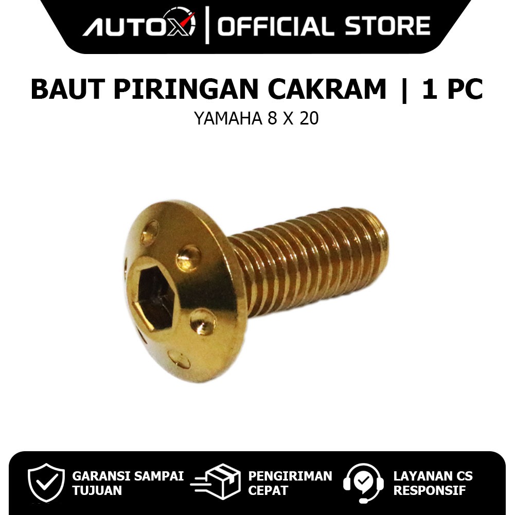 แผ่นสลักเกลียวสําหรับ Yamaha Mio & Jupiter MX Z & Vixion & RX King & F1ZR Gold & Vega ZR R & NMax & 