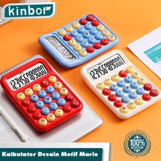 Calculator with Silent Spherical Keyboard Cute Design/ Kalkulator Layar Besar 12 Digit