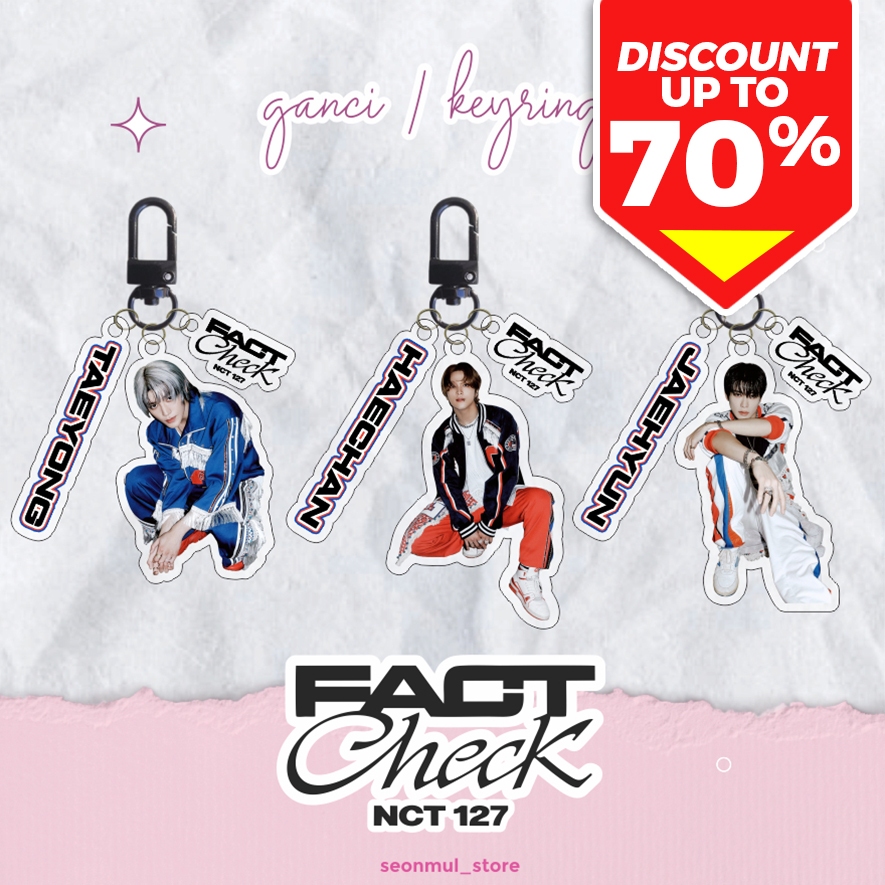 GANTUNGAN NCT 127 FACT CHECK พวงกุญแจ / พวงกุญแจ NCT127 FACT CHECK / พวงกุญแจ / พวงกุญแจ