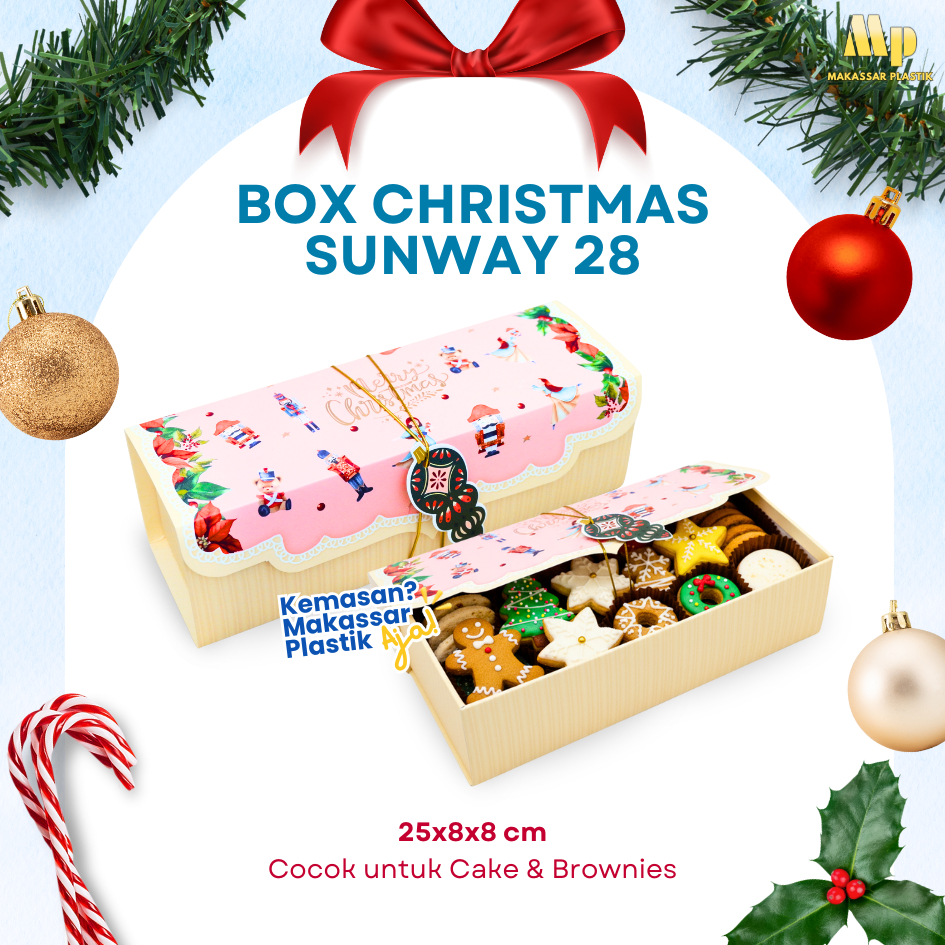 SUNWAY CHRISTMAS BOX 28 / CHRISTMAS HAMPERS BOX / SUNWAY HAMPERS BOX 28 @12 ชิ้น