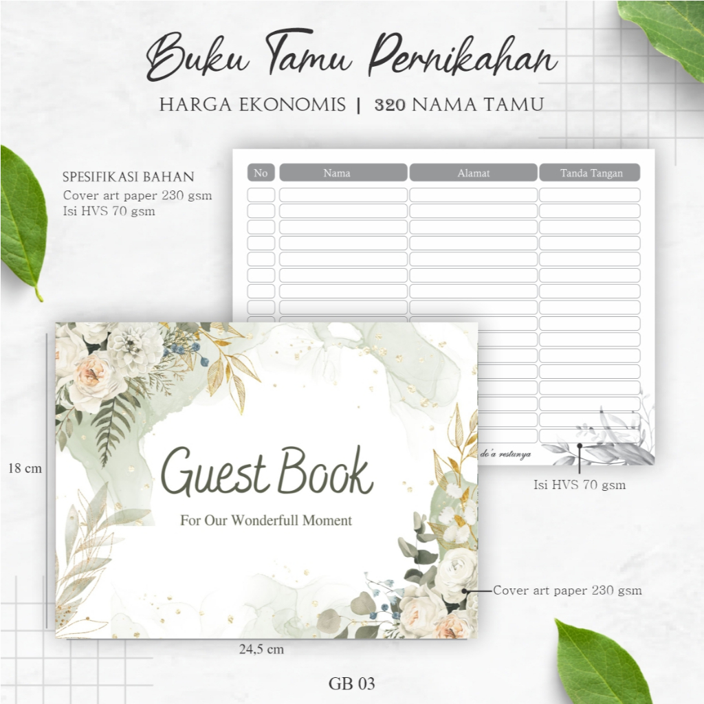 WEDDING GUEST BOOK / หนังสือสุดพิเศษและการออกแบบเชียร์ฟู